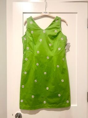 NWT vintage Sag harbor size 14 P shift knee length dress retro floral 90s y2k